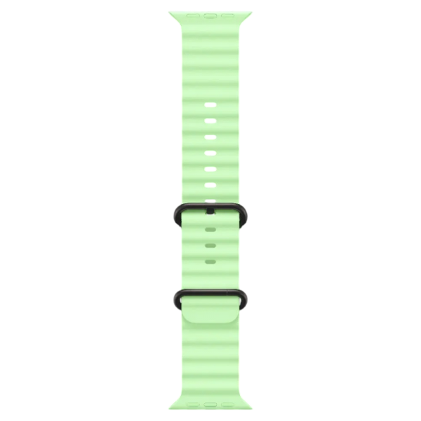 New Apple Watch Ultra 3 GPS + Cellular 49mm Black Titanium Case w. Neon Green Ocean Band (MGCL4)