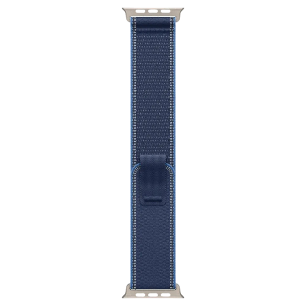 Нова Apple Watch Ultra 3 GPS + Cellular 49mm Natural Titanium Case w. Blue/Bright Blue Trail Loop - M/L (MEWU4)