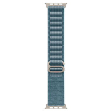 New Apple Watch Ultra 3 GPS + Cellular 49mm Natural Titanium Case w. Light Blue Alpine Loop - Large (MEWP4)