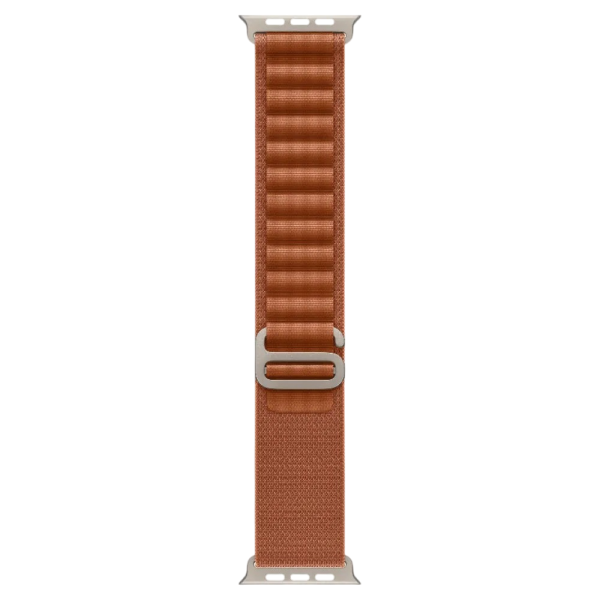 Нова Apple Watch Ultra 3 GPS + Cellular 49mm Natural Titanium Case w. Terra Cotta Alpine Loop - Medium (MFTC4)