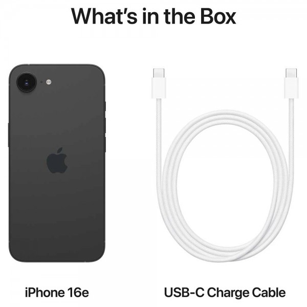 New Apple iPhone 16e 128Gb Black Sim + eSIM (2)