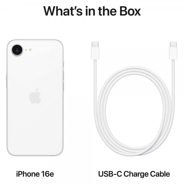 New Apple iPhone 16e 128Gb White eSIM (2)