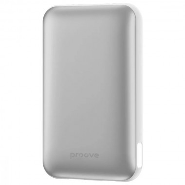 Портативна батарея Proove Vibe Energy Plus 22.5W 10000mAh silver/white