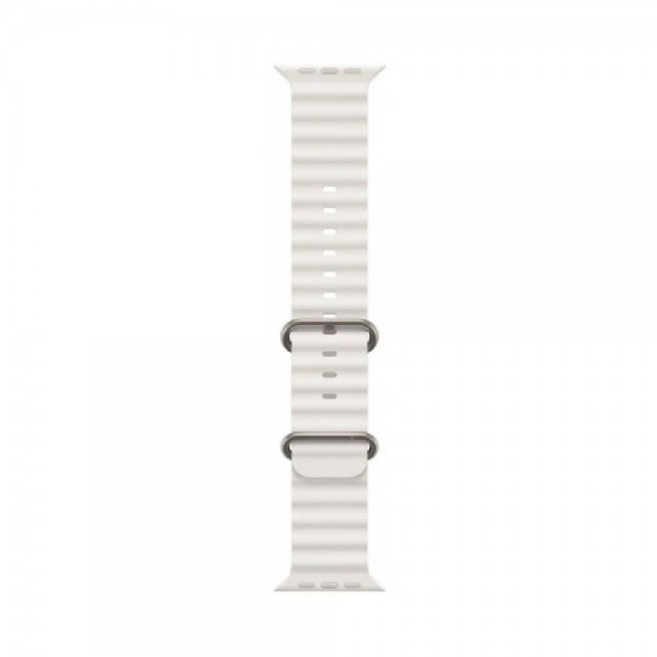 Б/У Apple Watch Ultra GPS + Cellular 49mm Titanium Case with White Ocean Band Б/У Apple Watch Ultra GPS + Cellular 49mm Titanium Case with White Ocean Band