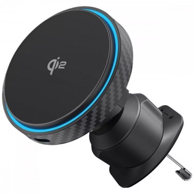 Автотримач із бездротовою зарядкою Proove Circle Qi2 15W Graphite