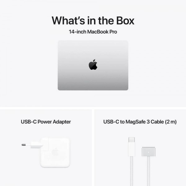 Б/У Apple MacBook Pro 14" M4 Chip 24GB/2TB/10CPU/10GPU Silver with Nano-texture Display 2024 (Z1DW000Q2)