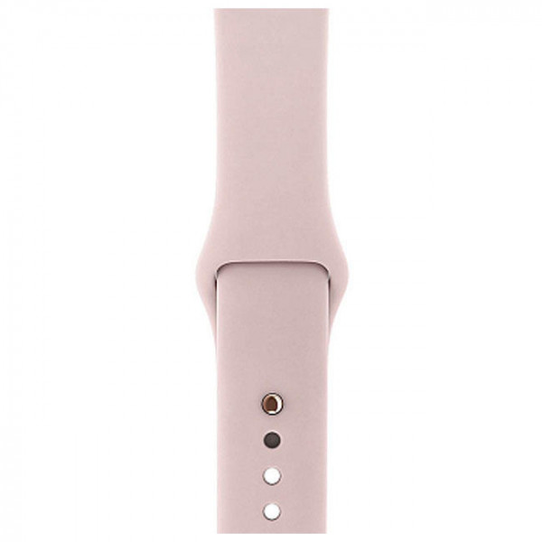 New Apple Watch Series 3 GPS 42mm Gold Aluminum Case with Pink Sand Sport Band (MQL22)