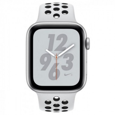 New Apple Watch Series 4 Nike+ GPS + LTE 40mm Silver Aluminum Case with Pure Platinum/Black Nike Sport Band (MTX62)