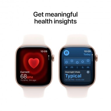 Б/У Apple Watch Series 11 46mm Rose Gold Aluminum Case with Light Blush Sport Band S/M
