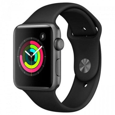 б/у Apple Watch Series 3 GPS 38mm Space Gray Aluminum Case with Black Sport Band (MTF02)