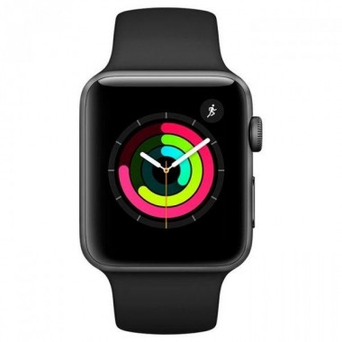 б/у Apple Watch Series 3 GPS 38mm Space Gray Aluminum Case with Black Sport Band (MTF02)