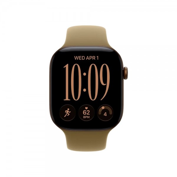 New Apple Watch Series 12 46mm Dark Bronze Aluminum Case w. Sport Band S/M MJGD4