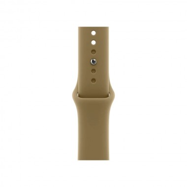 New Apple Watch Series 12 46mm Dark Bronze Aluminum Case w. Olive Sport Band M/L MJGE4