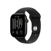 Б/У Apple Watch Series 12 GPS + Cellular 42mm Black Aluminum Case w. Black Sport Band M/L