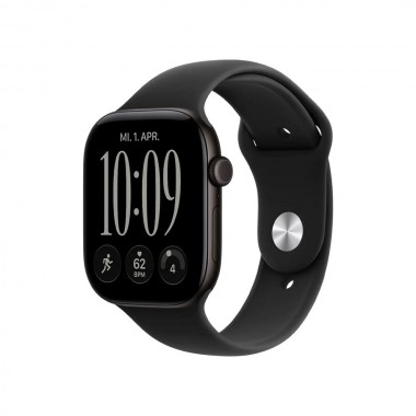 Б/У Apple Watch Series 12 GPS + Cellular 42mm Black Aluminum Case w. Black Sport Band M/L
