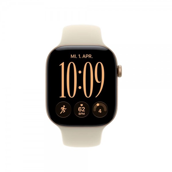 Б/У Apple Watch Series 12 42mm Light Gold Aluminum Case w. Sand Sport Band M/L