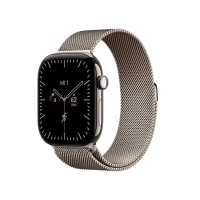 Б/У Apple Watch Series 12 GPS + Cellular 46mm Natural Titanium Case w. Natural Milanese Loop M/L