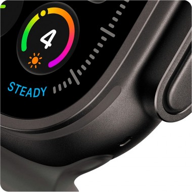New Apple Watch Ultra 4 GPS + Cellular 49mm Black Titanium Case w. Translucent Black Ocean Band (MJAY4)