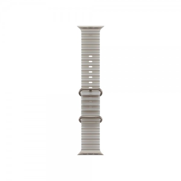 New Apple Watch Ultra 4 GPS + Cellular 49mm Natural Titanium Case w. Translucent Gray Ocean Band (MJAD4)