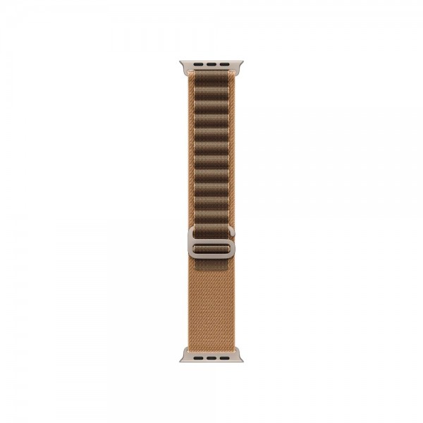 New Apple Watch Ultra 4 GPS + Cellular 49mm Natural Titanium Case w. Desert Alpine Loop - Medium (MJAF4)