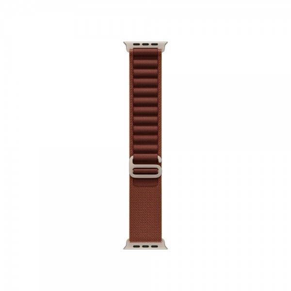 New Apple Watch Ultra 4 GPS + Cellular 49mm Black Titanium Case w. Burgundy Alpine Loop - Medium (MJC14)
