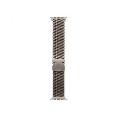 New Apple Watch Ultra 4 GPS + Cellular 49mm Natural Titanium Case w. Natural Titanium Milanese Loop - Medium (MJA94)