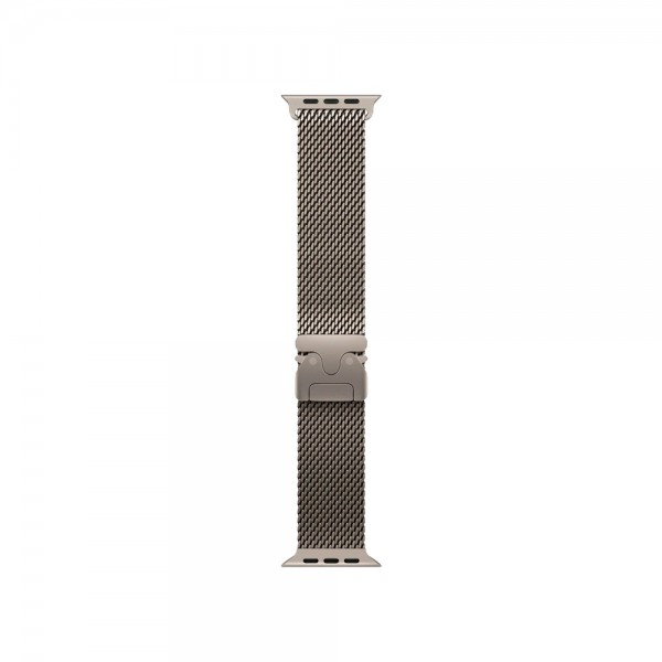 New Apple Watch Ultra 4 GPS + Cellular 49mm Natural Titanium Case w. Natural Titanium Milanese Loop - Medium (MJA94)
