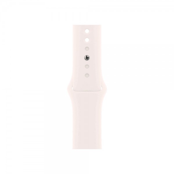 New Apple Watch Series 11 GPS + Cellular 42mm Rose Gold Aluminum Case with Light Blush Sport Band S/M MF8E4