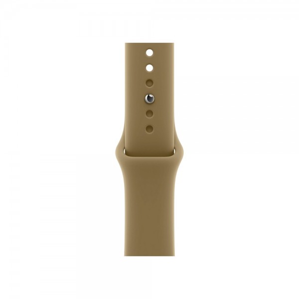 New Apple Watch Series 12 46mm Dark Bronze Aluminum Case w. Olive Sport Band M/L MJEU4