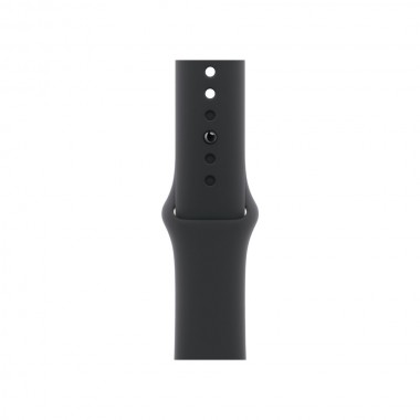New Apple Watch Series 11 GPS + Cellular 42mm Jet Black Aluminum Case with Black Sport Band S/M MF834