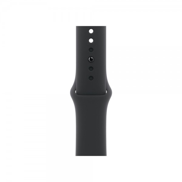 New Apple Watch Series 11 GPS + Cellular 42mm Jet Black Aluminum Case with Black Sport Band S/M MF834