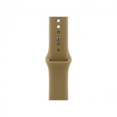 New Apple Watch Series 12 42mm Dark Bronze Aluminum Case w. Olive Sport Band S/M MJEF4