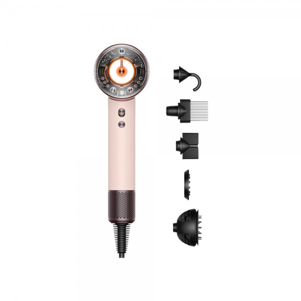 Фен Dyson Supersonic HD16 Nural Hair Dryer Curly+Coily Ceramic Pink/Rose Gold (598975-01) EU