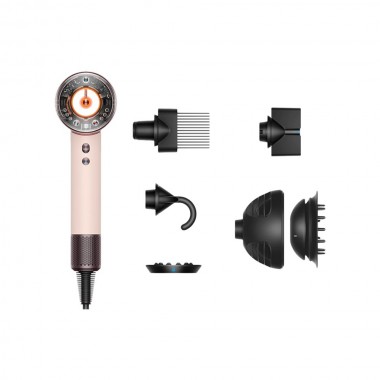 Фен Dyson Supersonic HD16 Nural Hair Dryer Curly+Coily Ceramic Pink/Rose Gold (598975-01) EU
