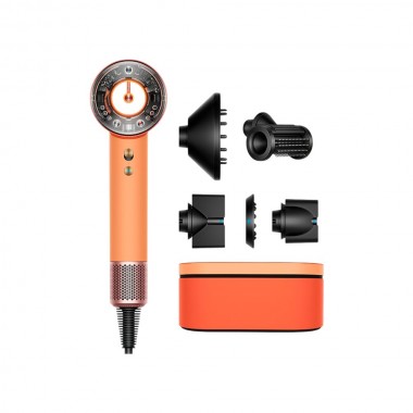 Фен Dyson Supersonic HD16 Nural Hair Dryer Straight+Wavy Ceramic apricot/Topaz (176964-01) EU