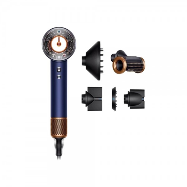 Фен Dyson Supersonic HD16 Nural Prussian Blue/Rich Copper Straight+Wavy (122612-01) EU