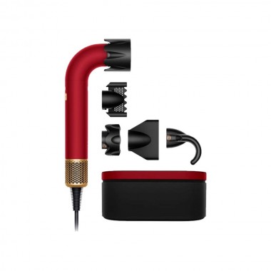 Фен Dyson Supersonic HD17 R Red Straight+Wavy Velvet/Gold Limitted Edition (493118-01)