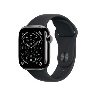 Б/У Apple Watch Series 11 GPS + Cellular 46mm Slate Titanium Case з Black Sport Band M/L