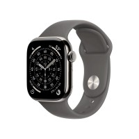 Б/У Apple Watch Series 11 GPS + Cellular 42mm Natural Titanium Case з Stone Gray Sport Band M/L