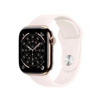 Б/У Apple Watch Series 11 GPS + Cellular 42mm Gold Titanium Case with Light Blush Sport Band M/L