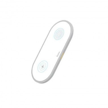 БЗУ Hoco CW20 Wisdom 2-in-1 Wireless Charger White