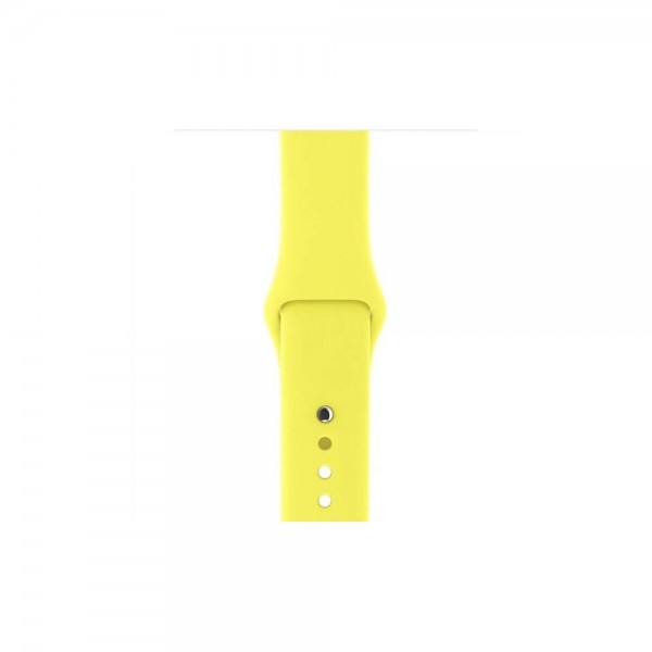Ремінець для Apple Watch 42/44mm Yellow Гумовий