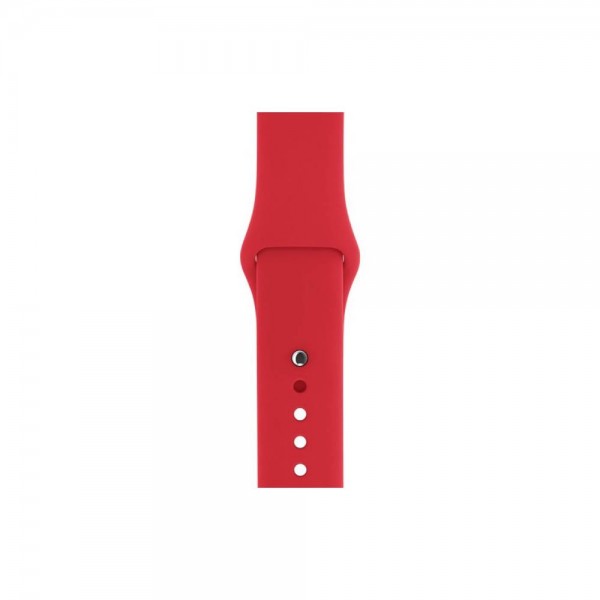 Ремешок для Apple Watch 42/44mm Red Резиновый