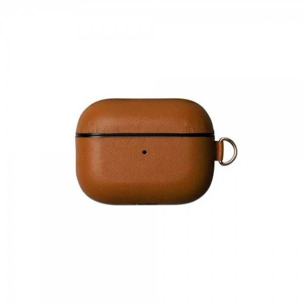 Чехол Leather Case for Airpods Pro Saddle Brown