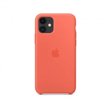 Чехол Apple Silicone case for iPhone 11 Orange