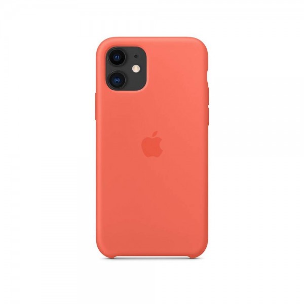 Чохол Apple Silicone case для iPhone 11 Orange