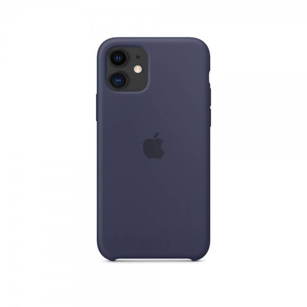 Чехол Apple Silicone case for iPhone 11 Midnight Blue