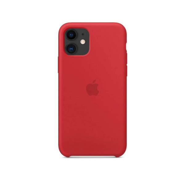 Чехол Apple Silicone case for iPhone 11 Red