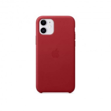 Чехол Apple Leather Case for iPhone 11 Red