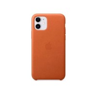 Чехол Apple Leather Case for iPhone 11 Saddle Brown
